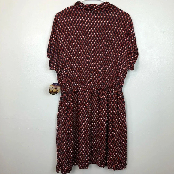 Bebop Short Sleeve Print Pattern Dress Size XXL - Picture 3 of 8